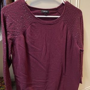 🤍Sequined Shoulder Sweater🤍